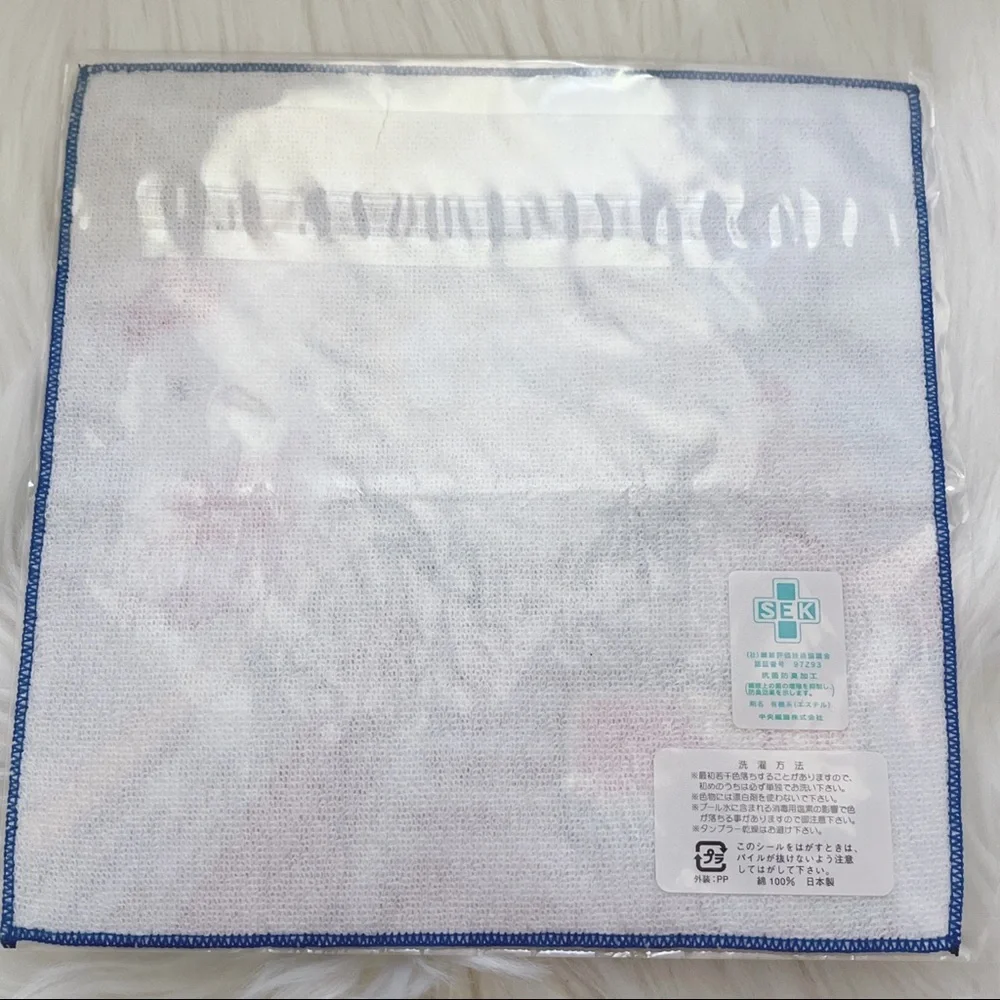 NEW Hello Kitty Mini Hand Towel Sanrio Japan 2006 Gotochi Enoden Train Towel